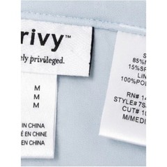 Privy Light Blue Strapless Ruched Side Slit Midi Dress Size M