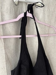 Wild Fable Black Halter Dress Adjustable Strap Zip Polyester XS