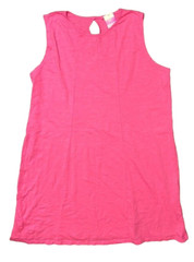 Fresh Produce 2x papaya fruit pink Marissa cotton slub jersey dress $59 nwt new