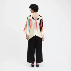 Soft Satin Silk / Crush Co-ord Set, Fancy Kaftan With Pant Set, Night Wear J5678