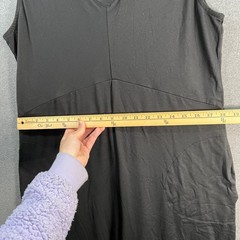 Cuddl Duds Petite Flexwear V-Neck Wide Leg Jumpsuit Black Petite Large