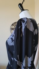 Christy Dawn The River Dress Maxi Night Tulip XS/S Tiered Billowy Long Sleeves