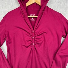 Mountain Hardwear Raspberry Hooded Active Tunic Dress Women Medium Stretch