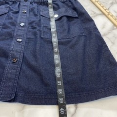 W by Worth Denim One Piece Dress Womens 14 Blue Utility Sleeveless Knee Length
