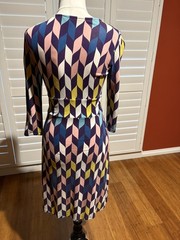 BODEN Multicoloured Size UK/AU 8 USA 4 Jersey Casual Elegant Midi Dress