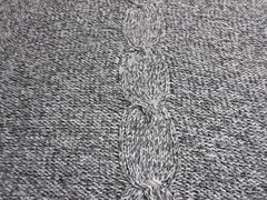 United States Sweaters Women Dress Knit Gray Cowel Neck Short Sleeve ~ 4665