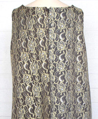 Joanna Hope US 22 UK 26 Silver Metallic Overlay Lined Sheath Party Event Dress