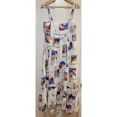 Paper Heart Anthropologie « La Dolce Vita » Postcard Midi Dress – Small