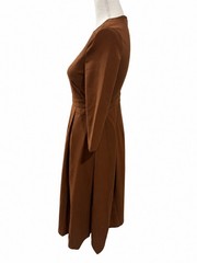 Womens Brown ¾ Sleeve Spring, Summer, Autumn And Winter Elegant Sz S