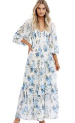 Spell & The Gypsy Rose Garden Gown Maxi Dress Floral Boho Maxi NEW w Tags SMALL