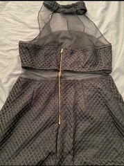 New Look Premium UK Size 10 halter neck mesh style Dress