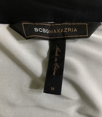 BCBGMAXAZRIA Size Medium Architecture Print Batwing/Dolman Sleeve Tunic Dress