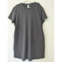 Member&rsquo;s Mark Sandwash Ponte Dress XL Gray Short Sleeve Pockets Crew Neck Casual