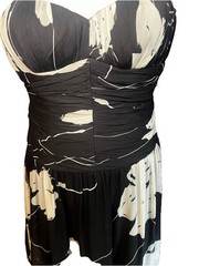 Teri Jon Rickie Freeman NWT 100% Silk Strapless Floral Cocktail Dress 12