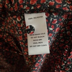 Things Between Ara Mini Dress NWT Red Black L Floral