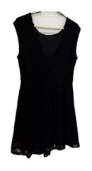 Cotton On black lace sleeveless dress polyamide/elastane, size L