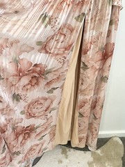 Sonya Moda Dress Ruffle Cutout Maxi Spiced Peonies Size AU 6/ US 2 BNWT