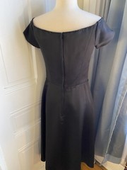 MORI LEE BY MADELINE GARDNER BLACK LOW CUT PARTY DRESS -NWOT-US 11-12-A CLASSIC
