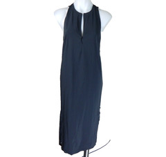 Lululemon Women&rsquo;s Small Dress The Lab Lahar Midi Zip Neck Side Slit Lightweight