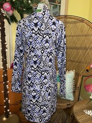 Lilly Pulitzer NWT UPF 50+ Skipper Popover Dress Oh My Cod $158 Size S,L