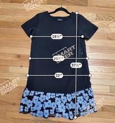 Bun Maternity Cottagecore Floral Hem Dress Women Size M Clean Girl Retro Mod