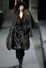 Marc Jacobs Fall 2006 Leopard Silver Gray Runway Dress Velvet Beaded Lace Sz 8
