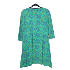 NWT Fresh Produce Talavera Boca Floral Geometric Print Midi Dress Size XL Blue