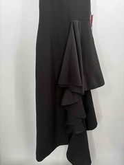 Pre-Owned Solace London Black Size 8 Hi-Low Sleeveless Dress