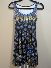 Black Milk Clothing Stained Glass Evil Skater Dress Size M MEDIUM NWT NEW! RARE