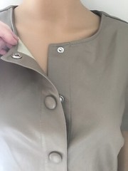 Light camel/stone pleather dress by Vila *BNWT* Size S-8 Retail £55