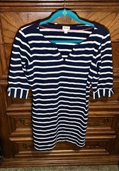 Hatley Navy Stripe Dress Size M