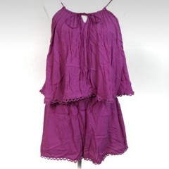 Solitaire Mini Layered Tank Dress Women&rsquo;s Size Small Fuchsia Flirty