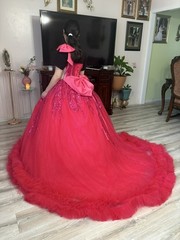 Rose Red Princess Quinceanera