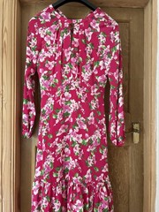 Hobbs London Marilyn Floral Print Dress – Size 10- New Without Tags