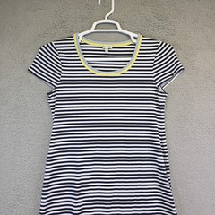 Ella Moss Dress Juniors S T-Shirt Blue Kidcore Striped Drop Waist Sailorcore
