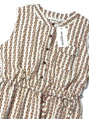 SM Wardrobe Button Shirt Dress Womens XL Tie Waist Flowy Rainbow Pride NEW NWT