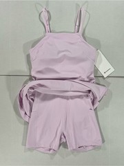 Lululemon Align Side Slit Cami Strap Dress Pink Organza Dress Women&rsquo;s Size 4