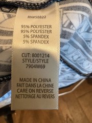 black and white max studio dress large