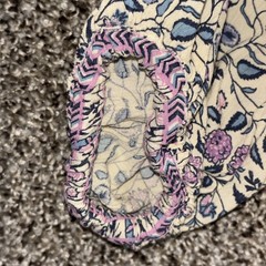 Japna Boho Button Front Long Sleeve Mini Dress Size S Ruffled Bottom Paisley EUC