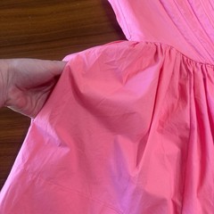 Talulah Corset Mini Dress Medium, Pink Cotton Boning Fit and Flare Coquette Girl