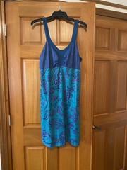 The North Face Sleeveless Dress Outdoors XL Tennis Hiking Blue Athletic Cadence