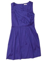 CALVIN KLEIN Womens Sleeveless A-Line Dress US 12 Medium Purple Polyester DX12