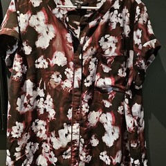 Simply Vera Vera Wang Women’s Plus 1X Floral Button Blouse