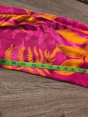 AnyBody Wide-Leg Faux-Wrap Vacation Jumpsuit in Fuchsia Tropical Print🌴