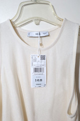 MANGO MNG Women&rsquo;s BACALAR Tie Waist Knit Dress size US 4 EUR S