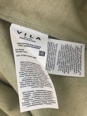 Light camel/stone pleather dress by Vila *BNWT* Size S-8 Retail £55