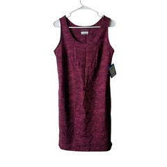 Columbia Omnishield Raspberry Pink Patterned Tank Dress Athletic Small NWT