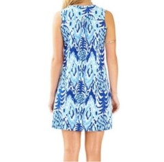 Lilly Pulitzer Sleeveless Pineapple Print Mini Dress Call me Serene Sz. XS