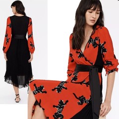 NEW! Diane von Furstenberg Ariadne Silk Wrap Dress Size00