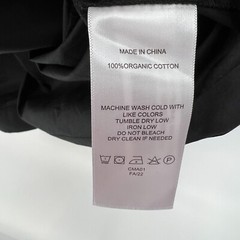 Quince Black Organic Cotton Tiered Maxi Dress sz XS Womens Pockets Poplin Fabric